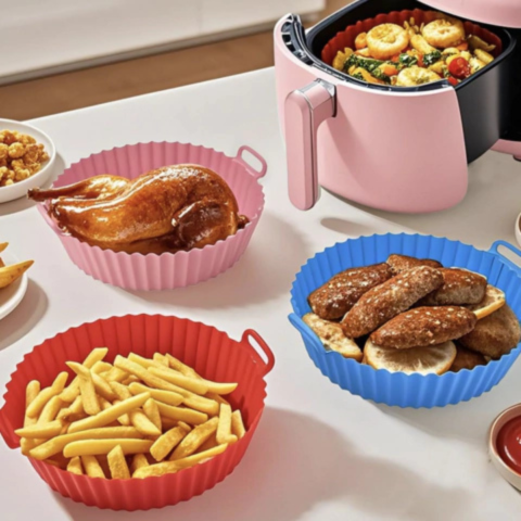 Pack 5x1 Moldes de silicona reutilizables para Air Fryer